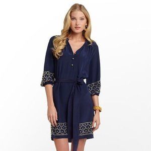 Lilly Pulitzer Perla Dress True Navy Size S